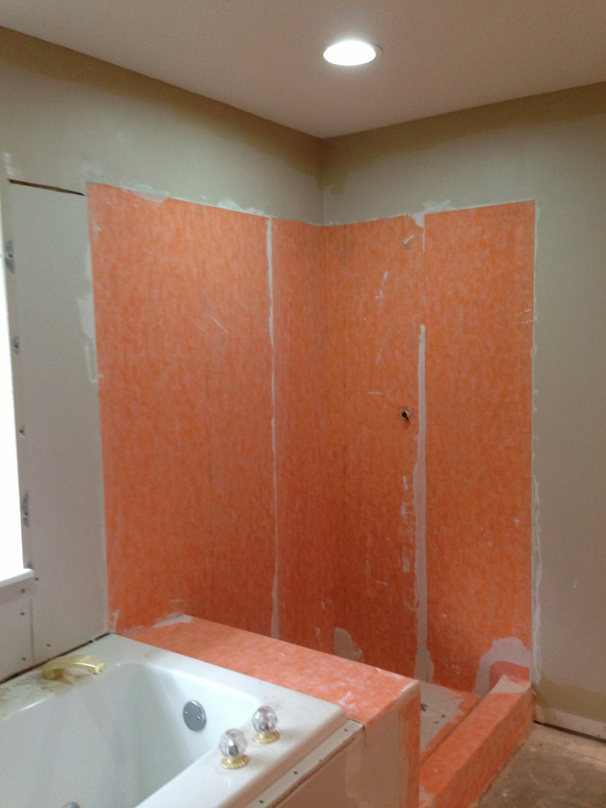 Waterproofed shower with Kerdi Columbia, Missouri Columbia Missouri