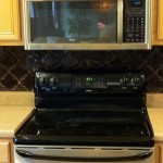 Beveled Arabesque Back Splash Tile Installation Columbia Missouri