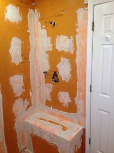 Kerdi Board installed