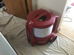 HEPA air scrubber